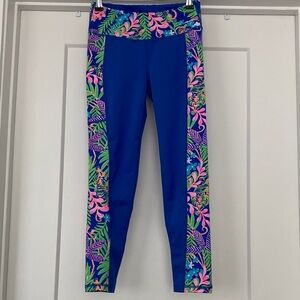 Lilly Pulitzer Blue and Multicolor Leggings